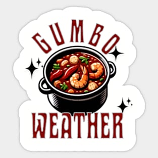 Gumbo Weather Sticker